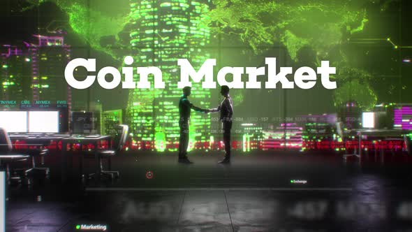 Business Handshake Coin Market