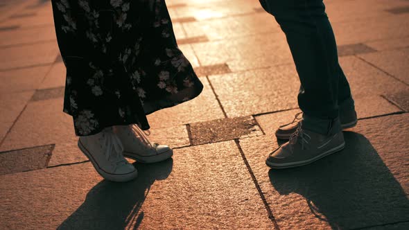 Dancing Feet of Married Couple