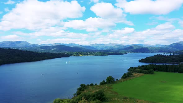 Windermere Lake District Aerial Drone Sc24
