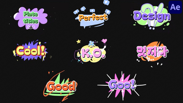 Dynamic Plate Titles for After Effects alt