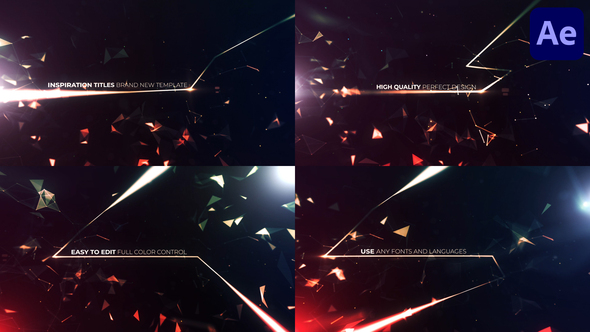 Inspirational Titles Plexus Style | After Effects alt