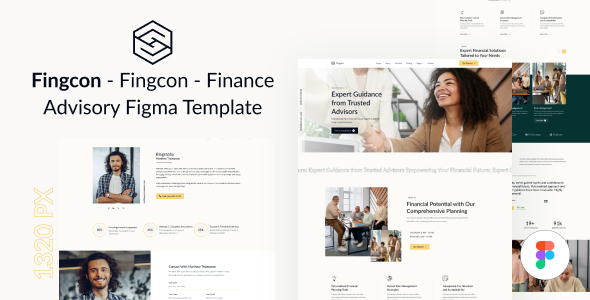 Fingcon – Finance Advisory Figma Template – 0 Sold!