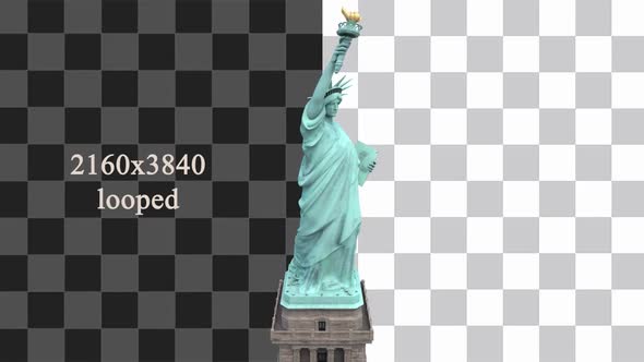 Statue Of Liberty Waving Hand alt