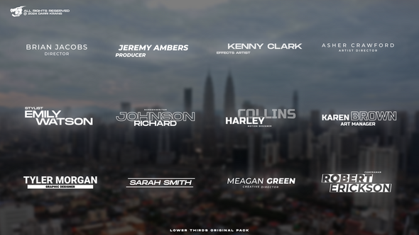 Lower Thirds Pack / AE alt