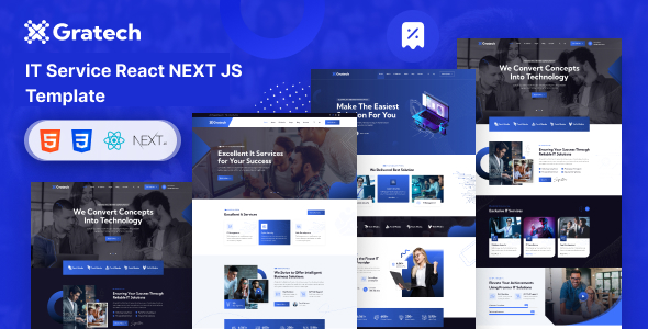 Gratech - IT Service React NEXT JS Template