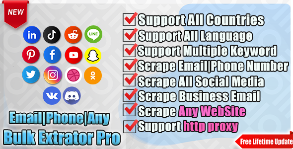 Emails|Phones|Any Bulk Scrape & Extractor
