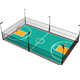 Basketball Court with 6 basketballs - 3DOcean Item for Sale