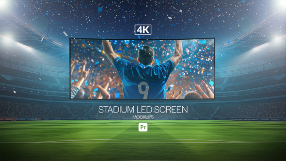 Stadium LED Screen Mockups for Premiere Pro