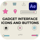 Gadget Interface Icons And Buttons for After Effects - VideoHive Item for Sale