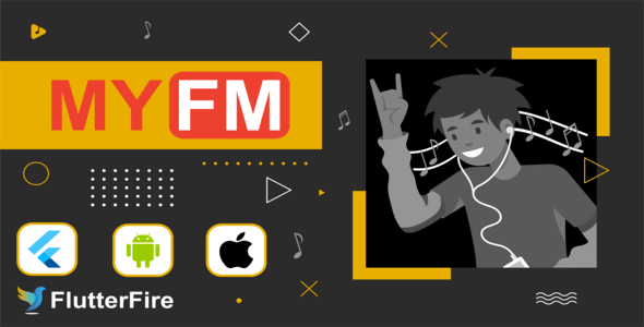 MYFM Flutter UI Full Kit