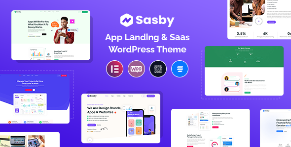 Sasby – App Landing & Saas WordPress Theme