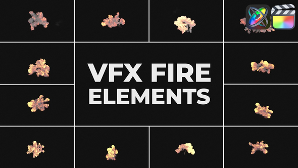 VFX Flames Elements for FCPX alt