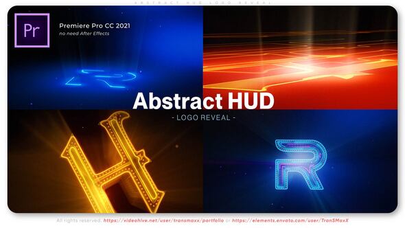 Abstract HUD Logo Reveal