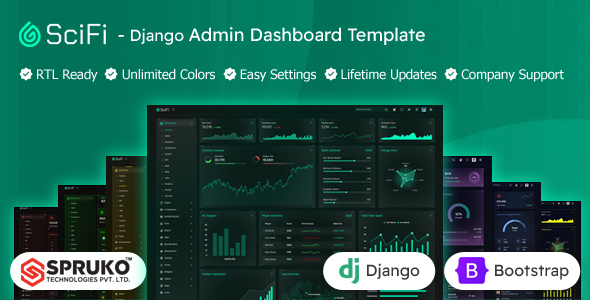 SCIFI - Django Admin Dashboard Template