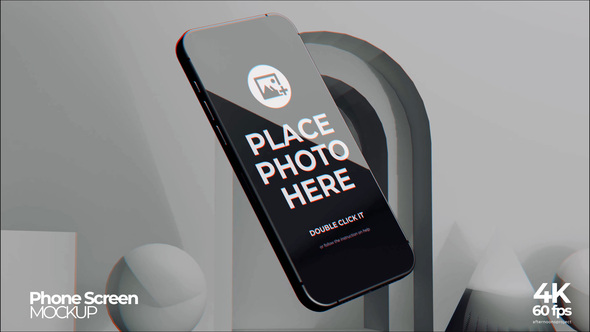 Phone Screen Set Display Mockup