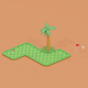 Cartoon Mini Golf Course 3D model - 3DOcean Item for Sale