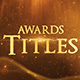 Awards Titles - VideoHive Item for Sale