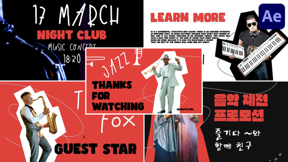 Jazz Promo for After Effects alt