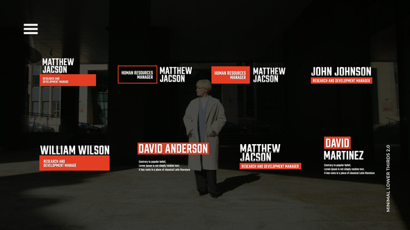 Minimal Lower Thirds 2.0 | AE alt