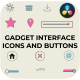 Gadget Interface Icons And Buttons for DaVinci Resolve - VideoHive Item for Sale