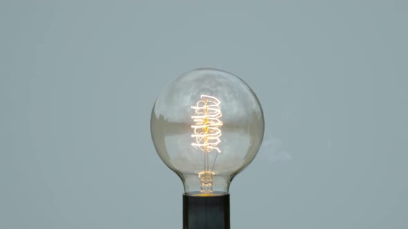 Light bulb burning out, Ultra Slow Motion