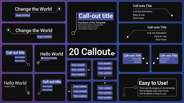 Callouts | After Effects