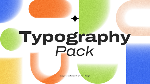10 Colorful Typography Pack | After Effects
