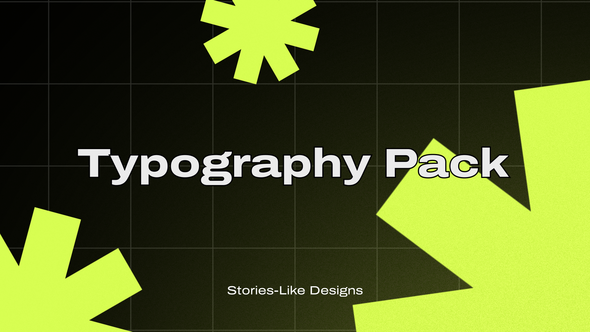 9 Stories-Like Typography Pack | After Effects alt