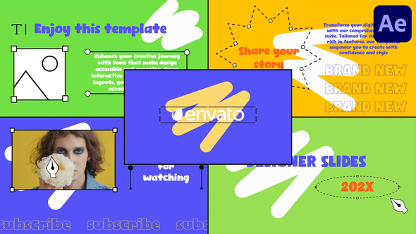 Designer Slides for After Effects alt
