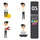 Businessman Character Set - GraphicRiver Item for Sale