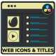 Web Interface Icons And Titles for DaVinci Resolve - VideoHive Item for Sale