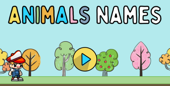 Animals Names | Online Learning Game for Kids | Html5 Game | Construct 2/3