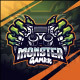 Monster Gamer Mascot - GraphicRiver Item for Sale