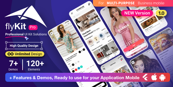 FlyKit Pro - Flutter UI KIT