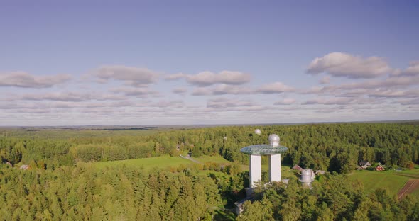 EthnoCosmological Museum and Modern Observatory in Moletai Lithuania Europe SEPTEMBER 26 2021