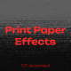 Print Paper Effects - VideoHive Item for Sale