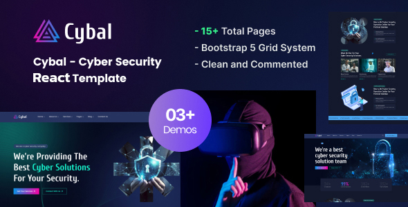 Cybal - Cyber Security Next js Template