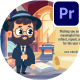 5 Concepts Flat Character Rabbi MOGRTs For Premiere Pro - VideoHive Item for Sale