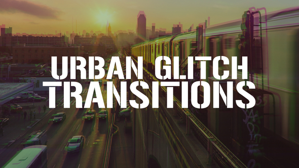 Urban Glitch Transitions | After Effects