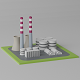 Cartoon Power Plant 3D model - 3DOcean Item for Sale
