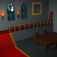 Mansion interior with torches, carpet and old furniture haunted by the ghost. - VideoHive Item for Sale