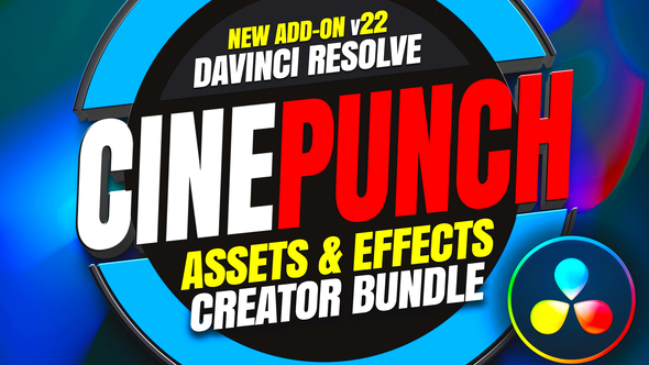 DaVinci Resolve Plugins & Effects Video Creators Bundle I CINEPUNCH