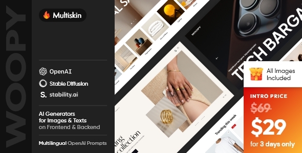 Woopy — Multi-Concept WooCommerce WordPress Theme – 0 Sold!