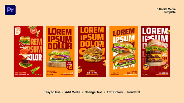 Burger Instagram Stories
