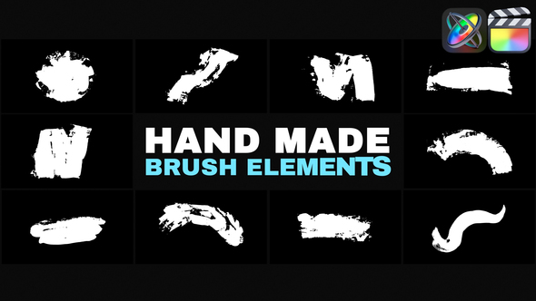 Hand Made Brush Elements | FCPX alt