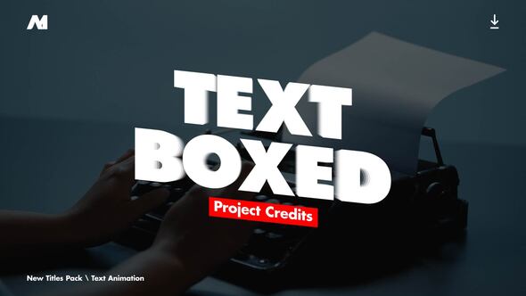 Text - Box Animator | After Effects alt