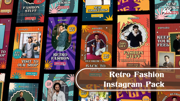 Retro Commercial Instagram Stories Pack