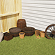 Outdoor Barrels and Pots - 3DOcean Item for Sale
