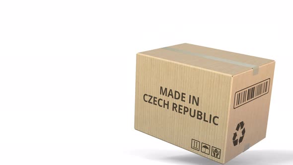 Box with MADE IN CZECH REPUBLIC Text