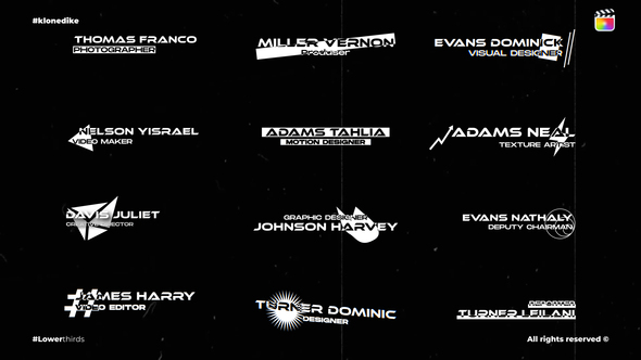 Lower Thirds \ FCPX alt